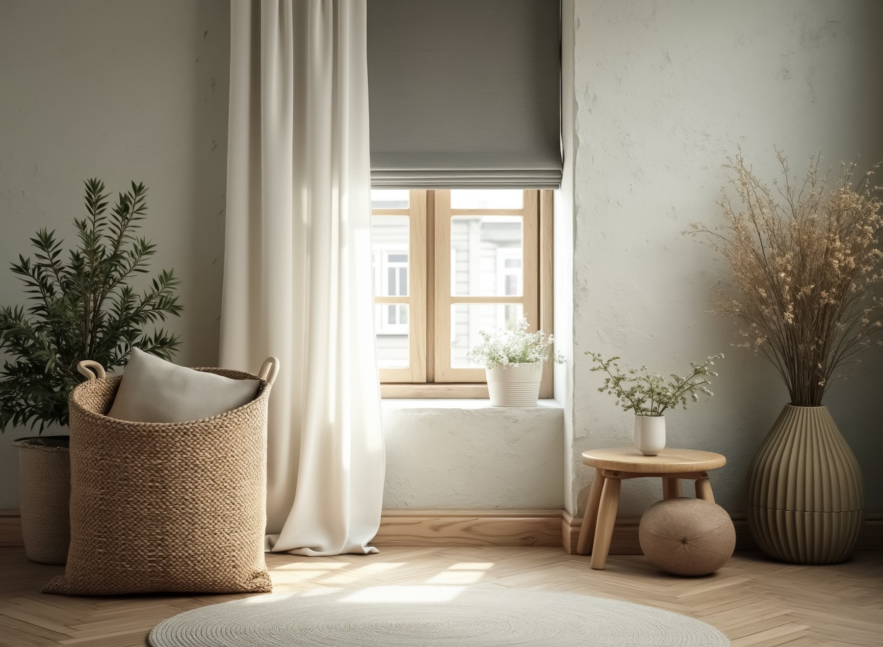 Roman shades from the Alfa catalog
