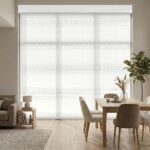 Sheer Poliester Blanco