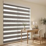 Sheer Poliester Estilo Grey