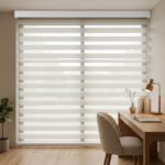 Sheer Poliester Estilo White