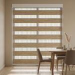 Sheer Poliester Lumier Beige