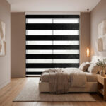 Sheer Poliéster Semi Blackout Esplendor Grafito